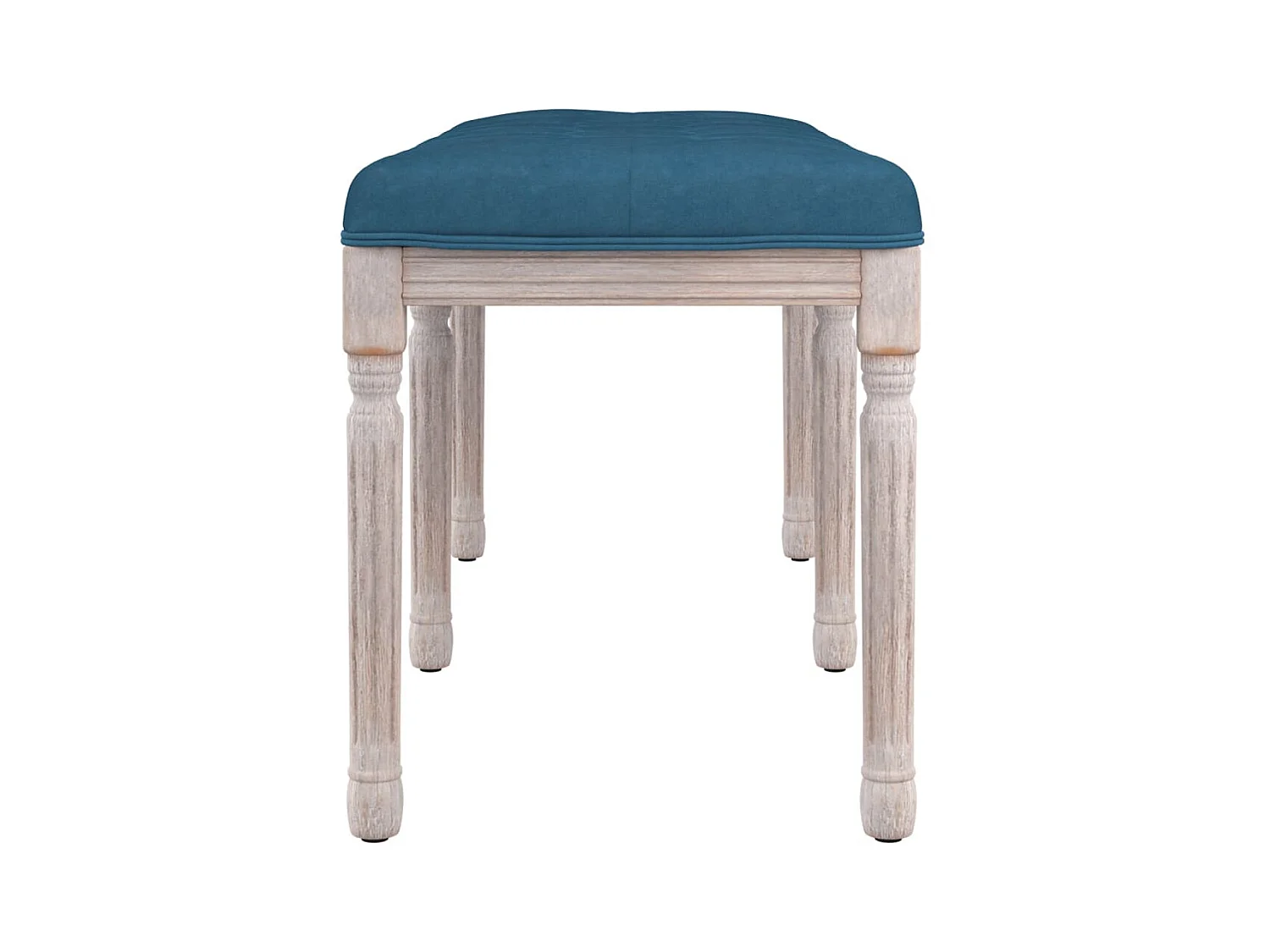 Bankje 110x40x49 cm fluweel blauw NL640258