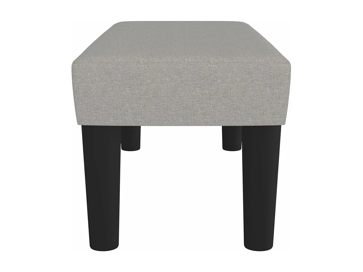 Banc Gris clair 70x30x30 cm Tissu REO61812