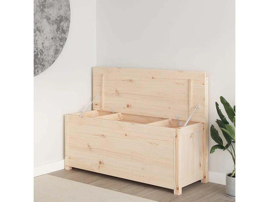 Banc 110x41x76,5 cm Bois de pin massif REO29903