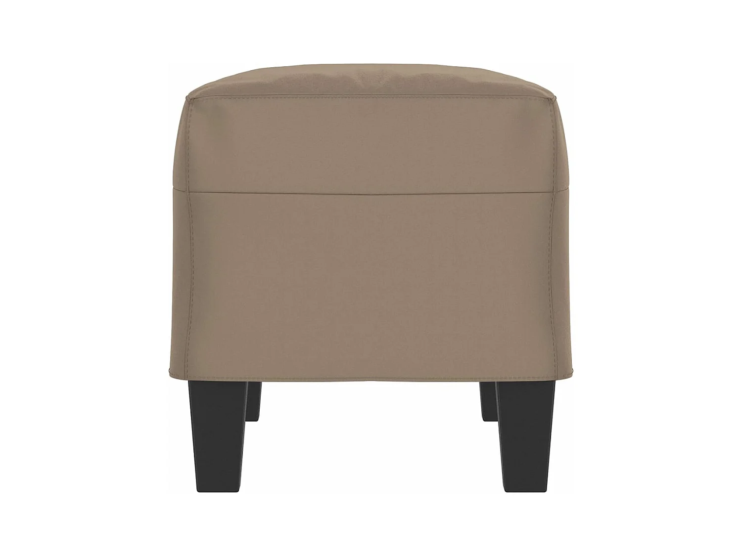 Banc Taupe 70x35x41 cm Tissu microfibre REO22912