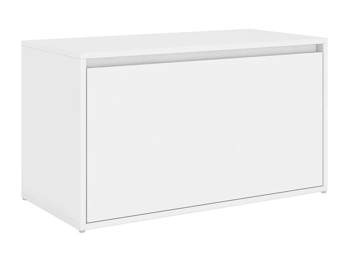 Banco de corredor 80x40x45 cm derivados de madeira branco PT147228