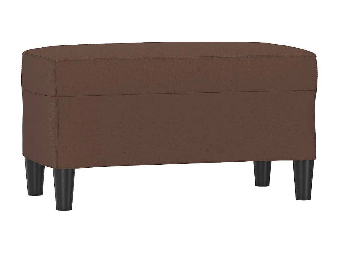 Banc Marron 70x35x41 cm Similicuir REO55987