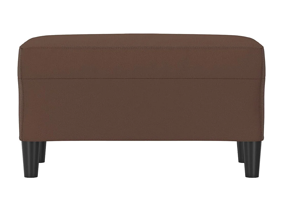 Banc Marron 70x35x41 cm Similicuir REO55987