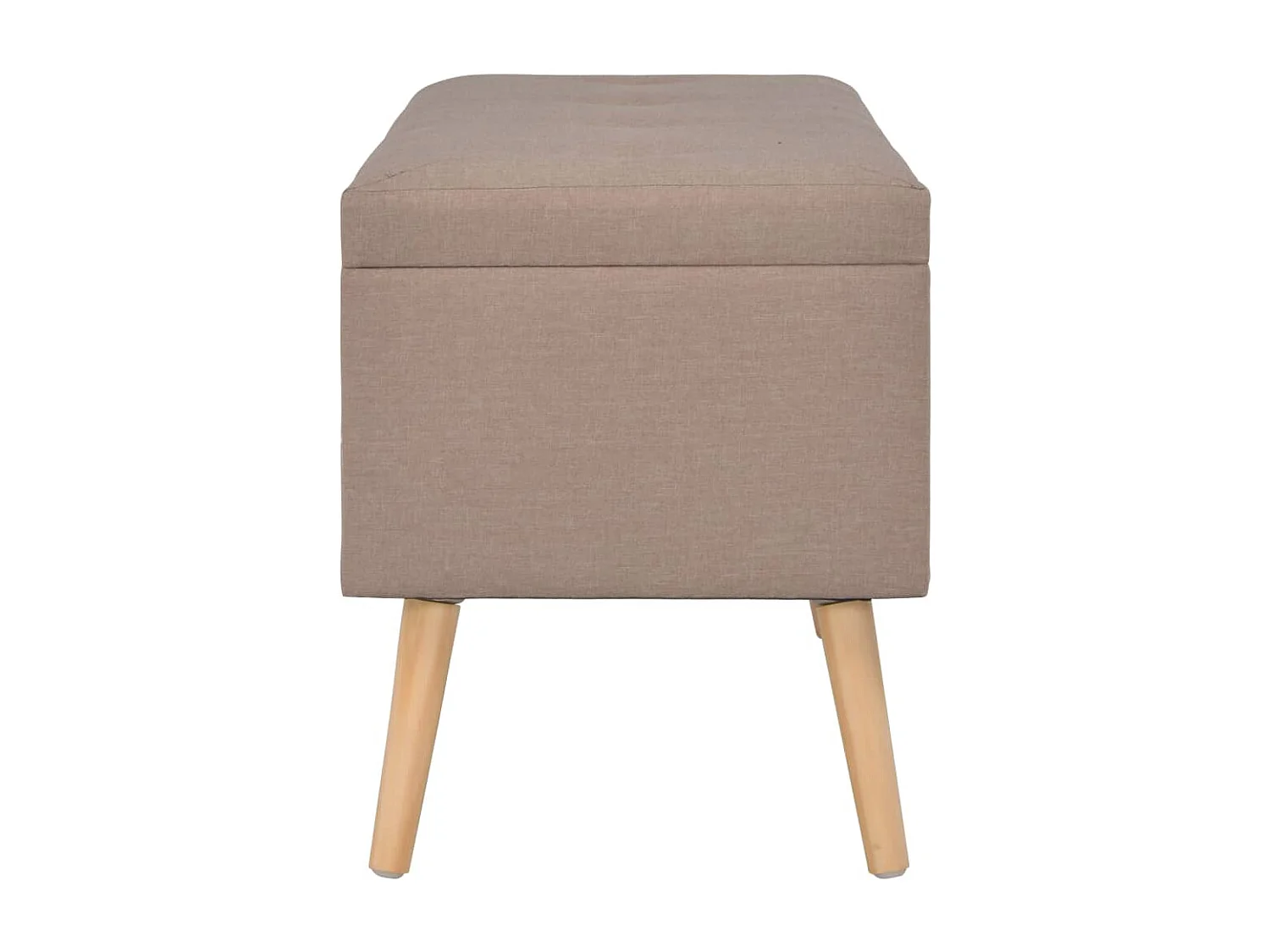 Bancs de rangement 3 pcs Marron Tissu REO64388