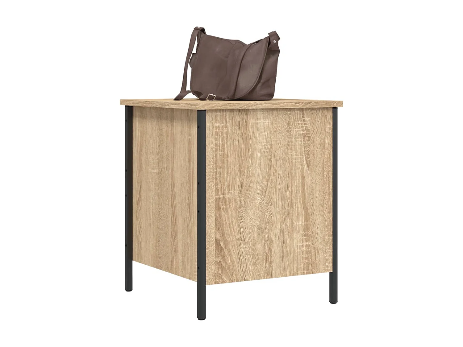 Banco arrumação 40x42,5x50 cm derivados madeira carvalho sonoma PT736595