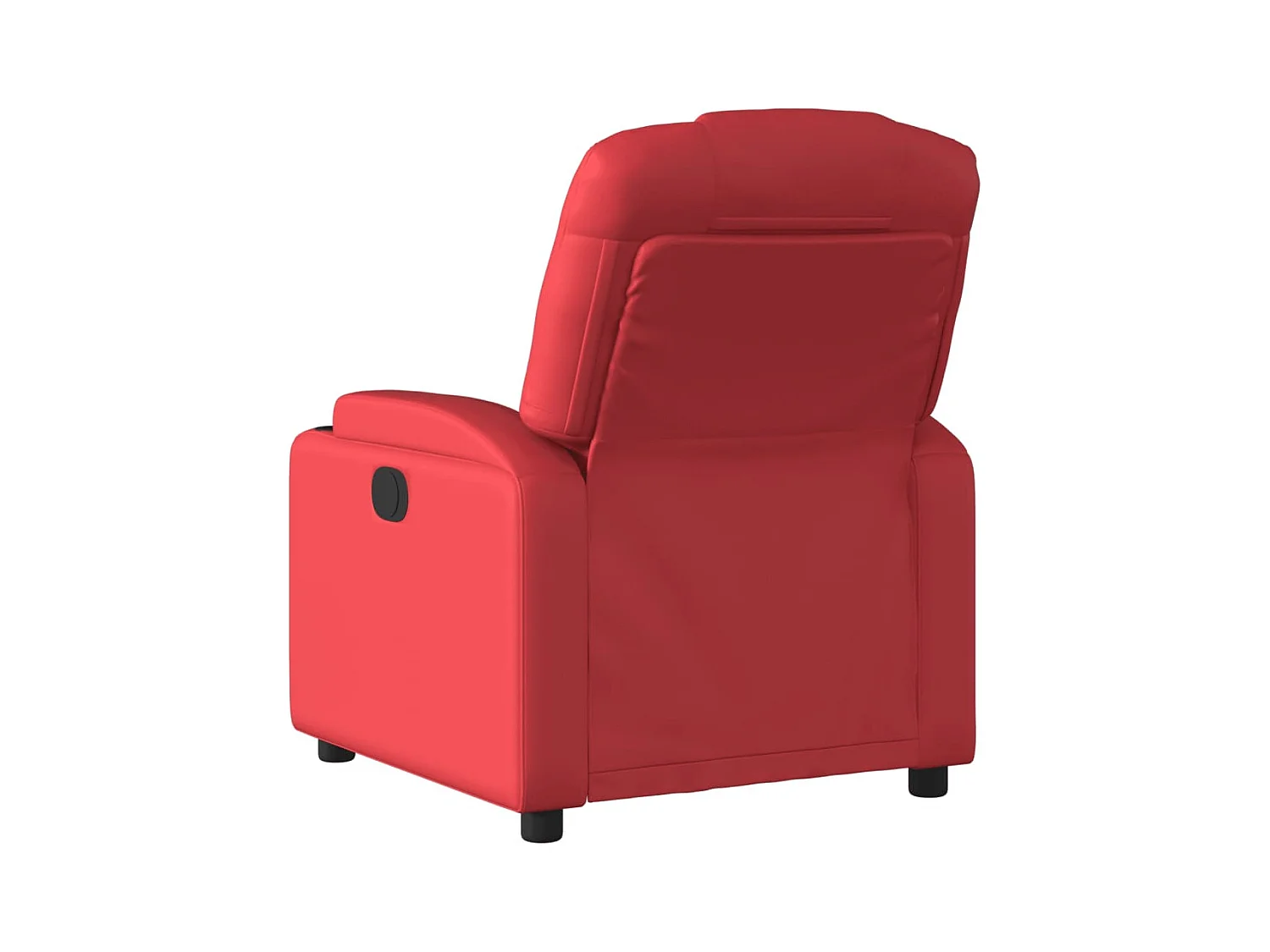 Fauteuil inclinable électrique Rouge Similicuir REO74807