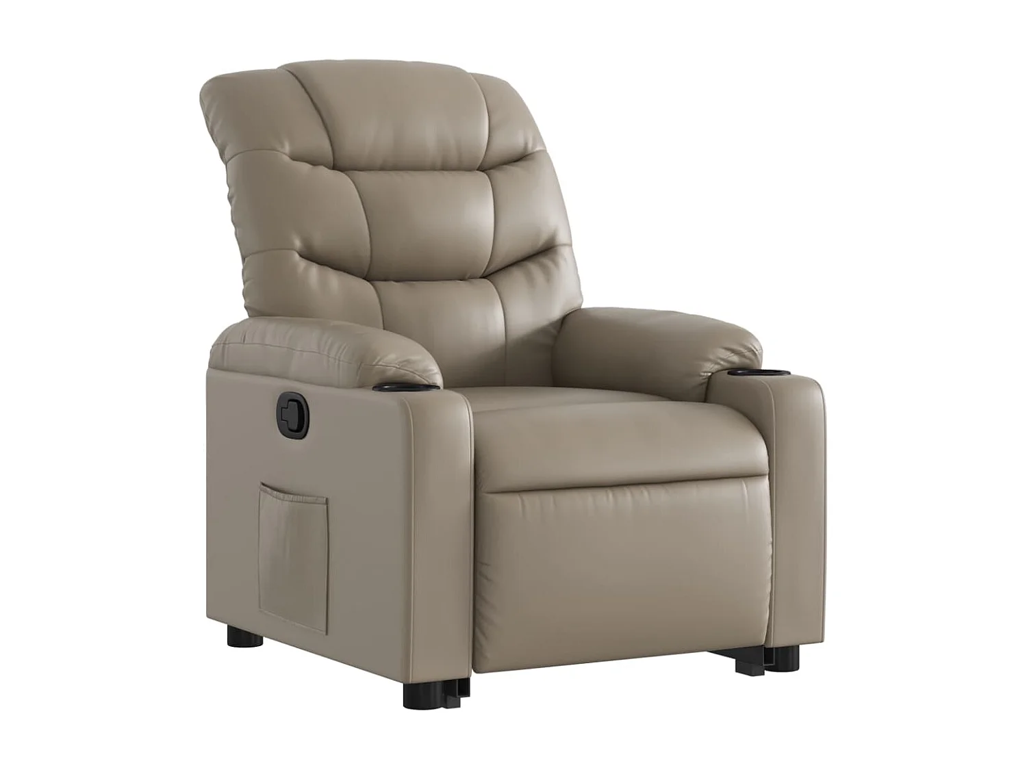 Fauteuil inclinable Cappuccino Similicuir REO10194