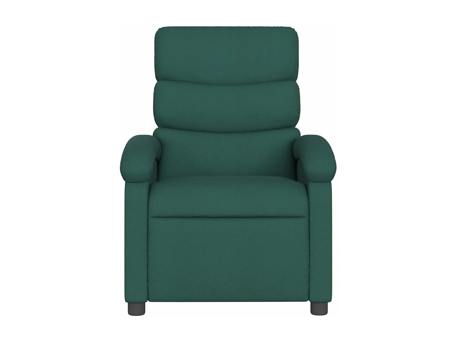 Fauteuil de massage inclinable Vert foncé Tissu REO19100