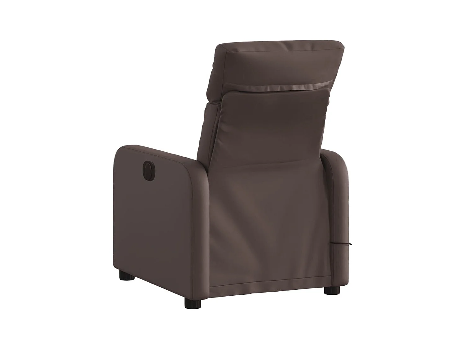 Fauteuil de massage inclinable Marron Similicuir REO25301