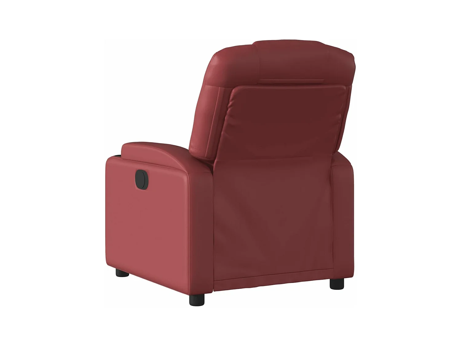 Relaxsessel Elektrisch | Fernsehsessel Weinrot Kunstleder -gkd222687