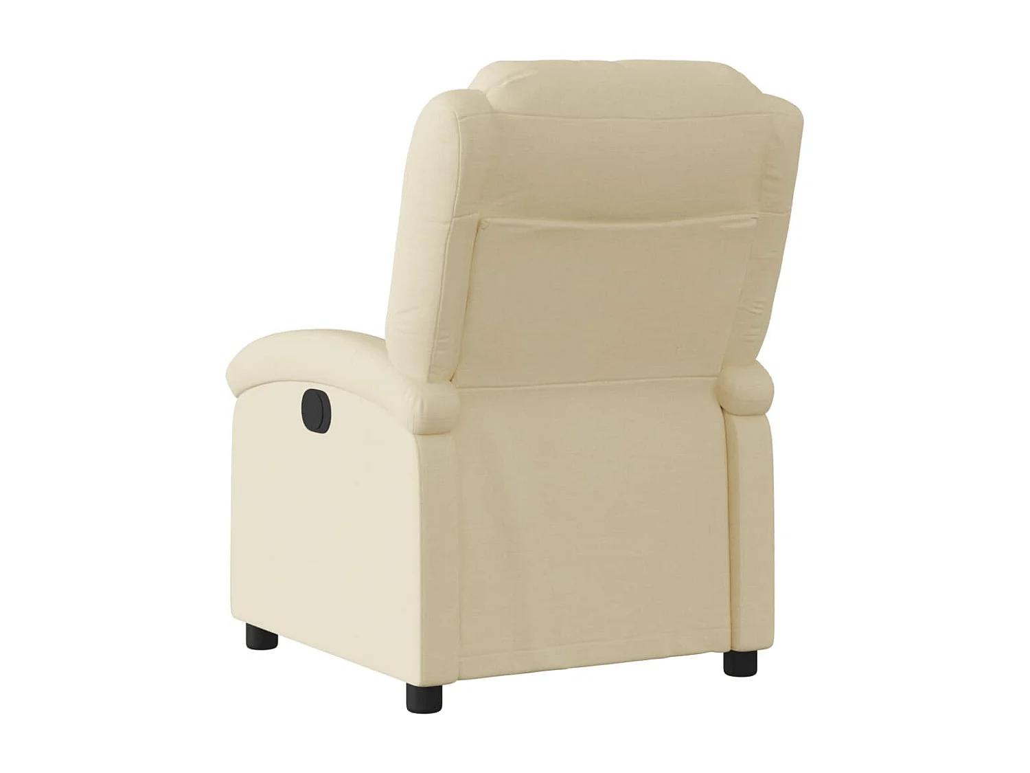 Fauteuil inclinable électrique Crème Tissu REO13472