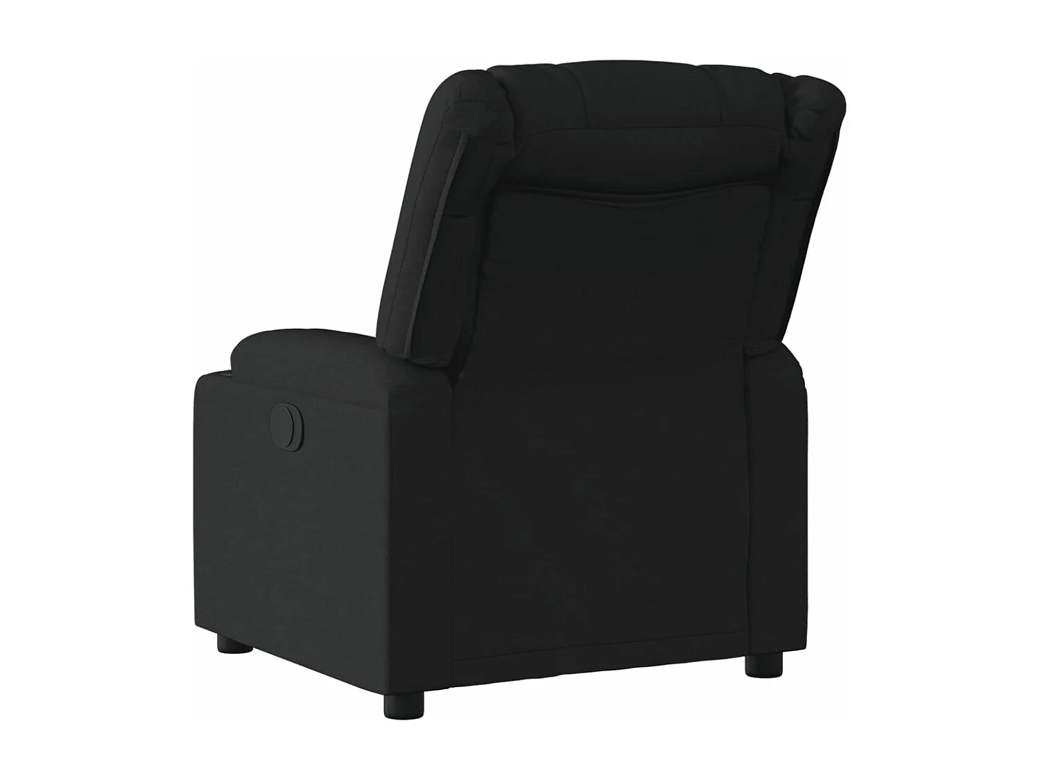 Fauteuil inclinable Noir Tissu REO31609