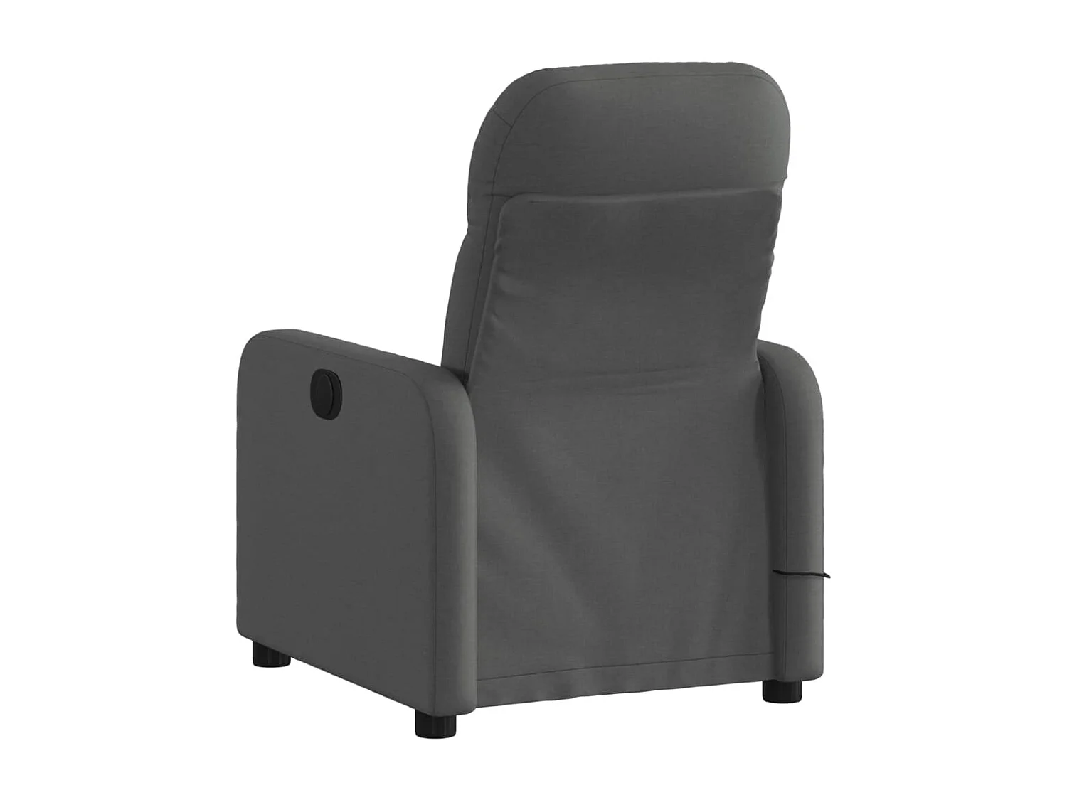 Sillón de masaje reclinable de tela gris oscuro YOE35373