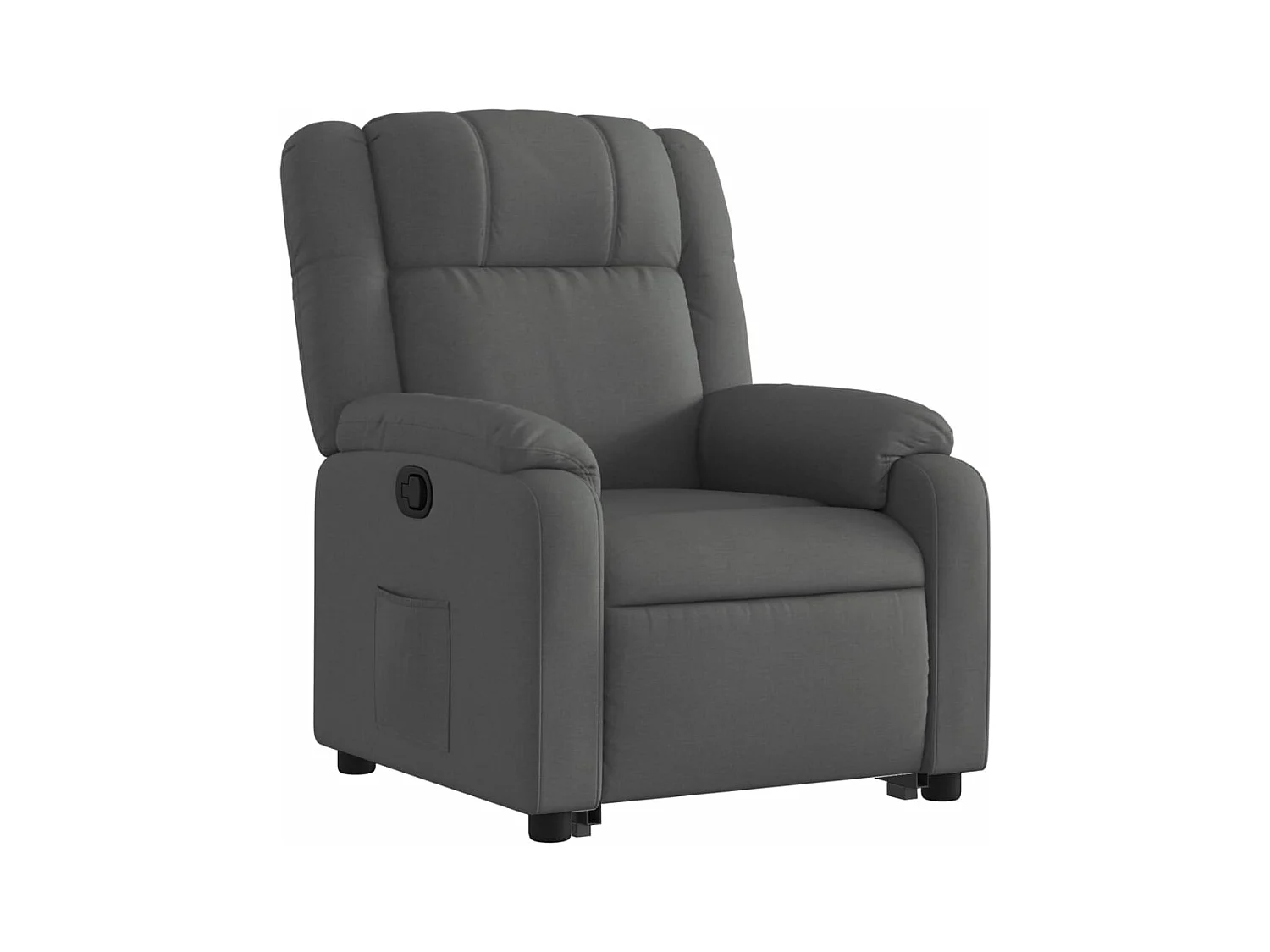Fauteuil inclinable Gris foncé Tissu REO92165