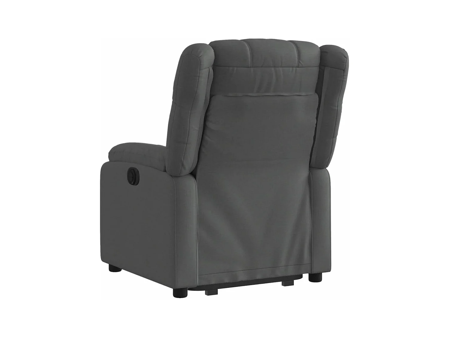 Fauteuil inclinable Gris foncé Tissu REO92165
