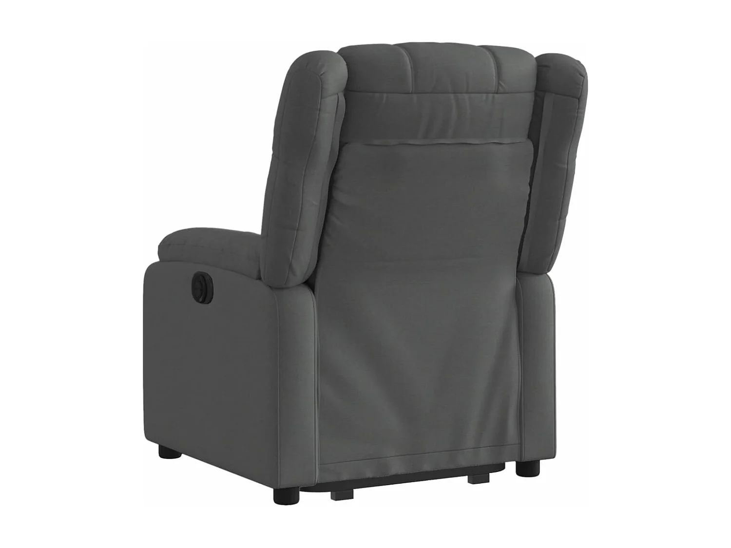 Fauteuil inclinable Gris foncé Tissu REO92165