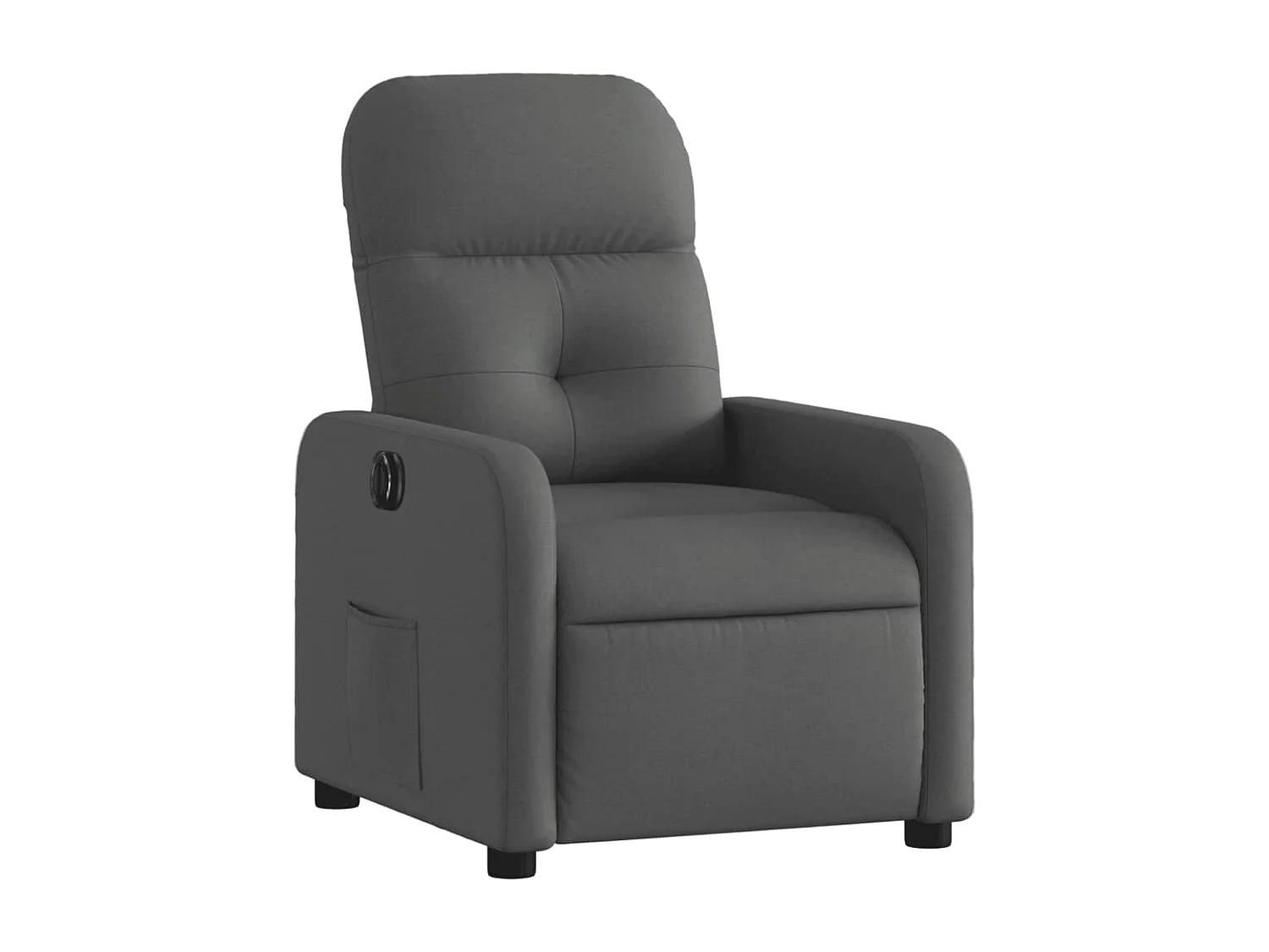 Fauteuil inclinable électrique Gris foncé Tissu REO20772