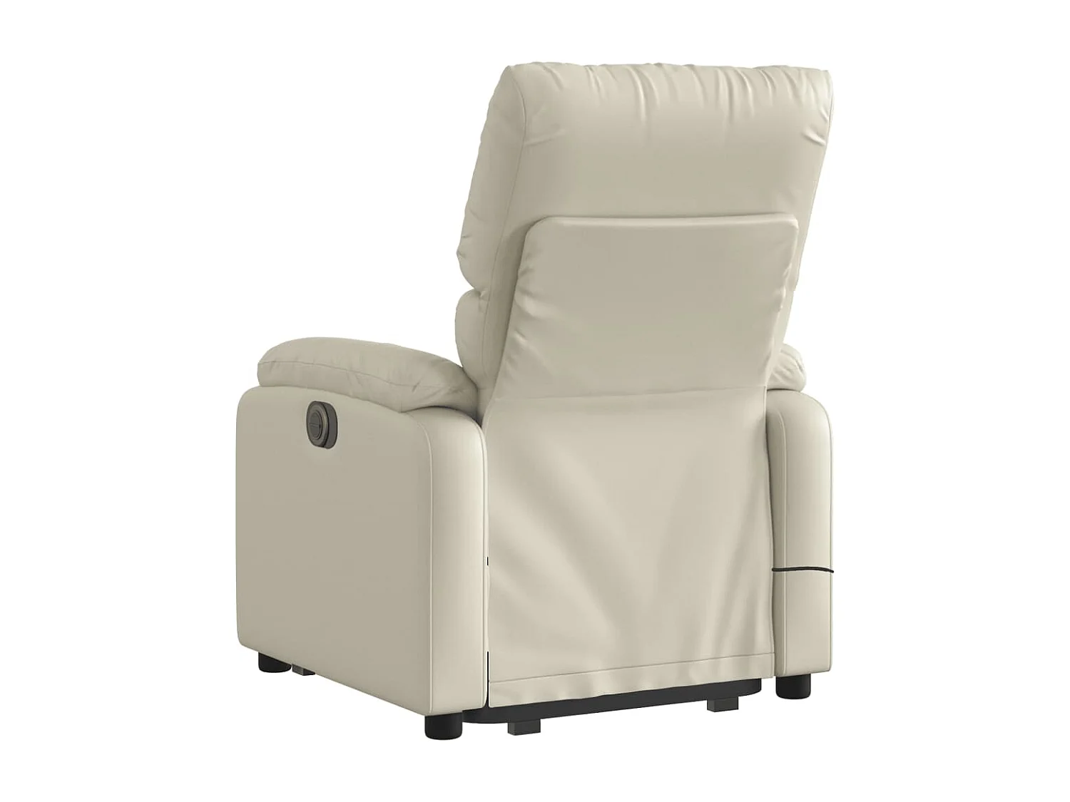Fauteuil inclinable de massage Crème Similicuir REO76426