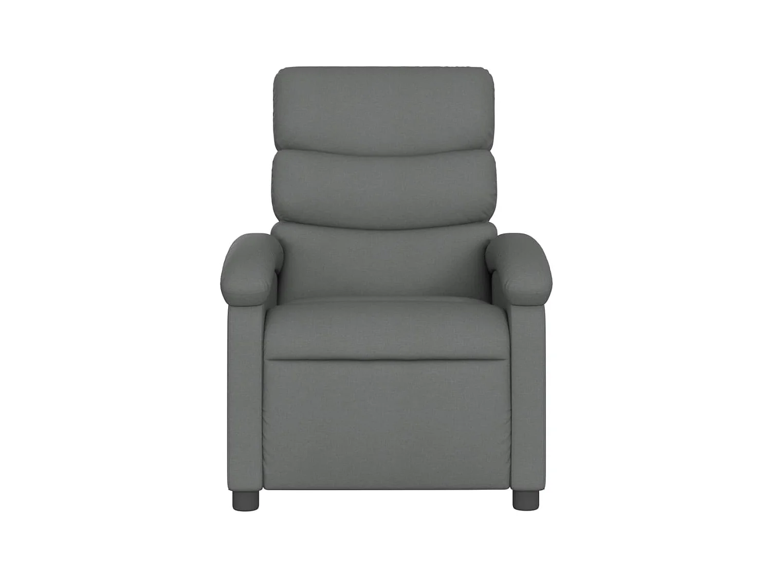 Sillón reclinable de tela gris oscuro YOE96303
