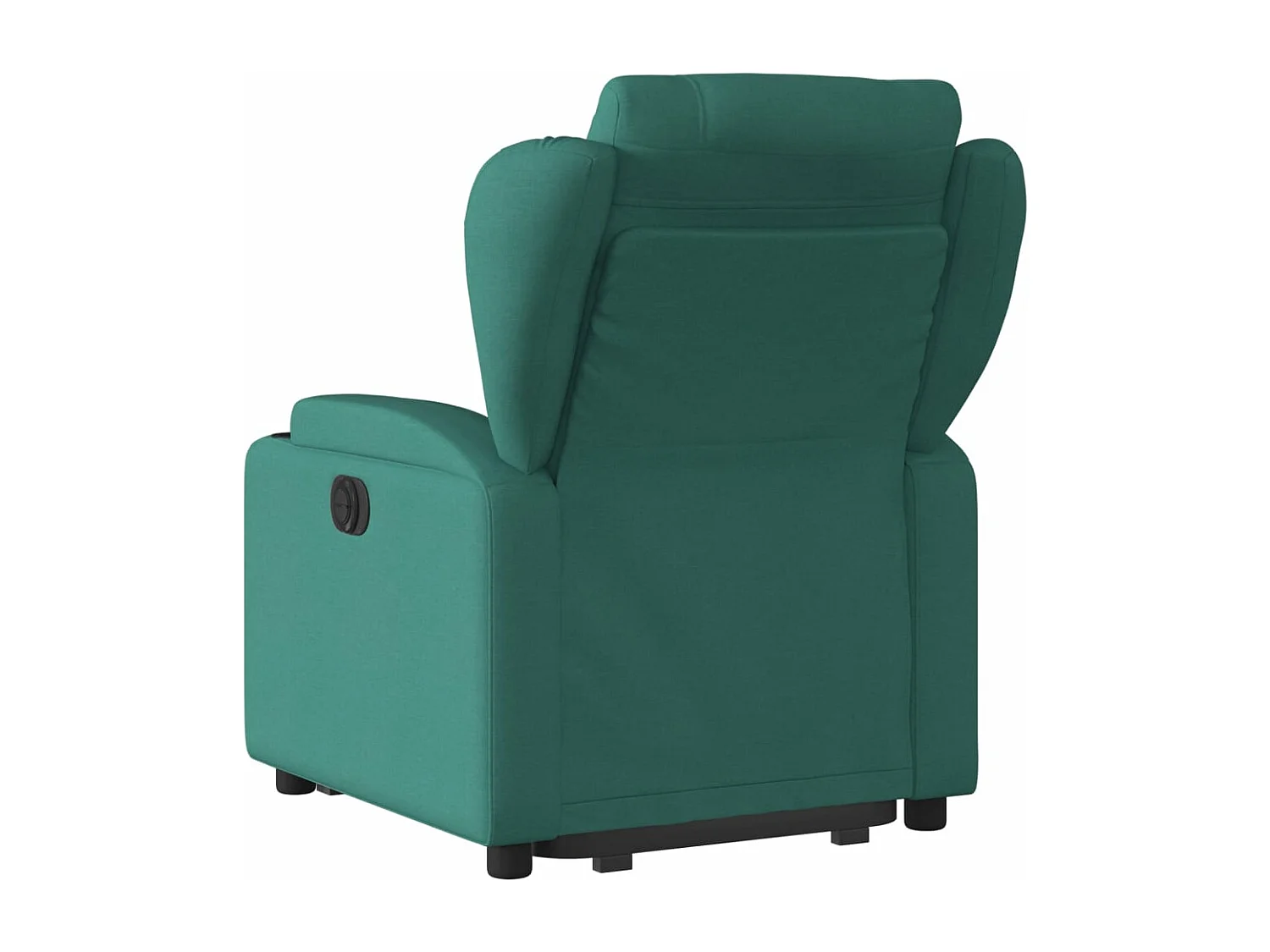 Fauteuil inclinable électrique vert foncé tissu REO64579