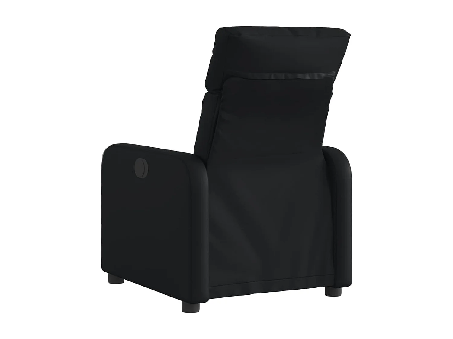 Fauteuil inclinable électrique Noir Similicuir REO69155
