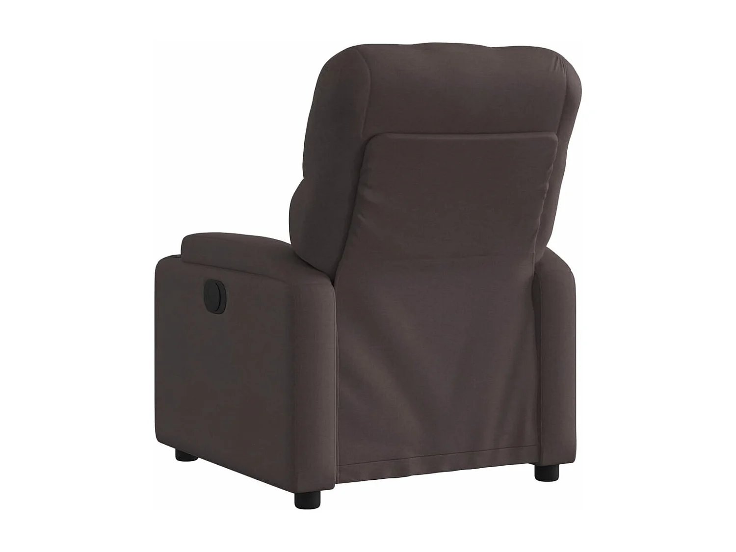 Fauteuil inclinable Marron foncé Tissu REO26475