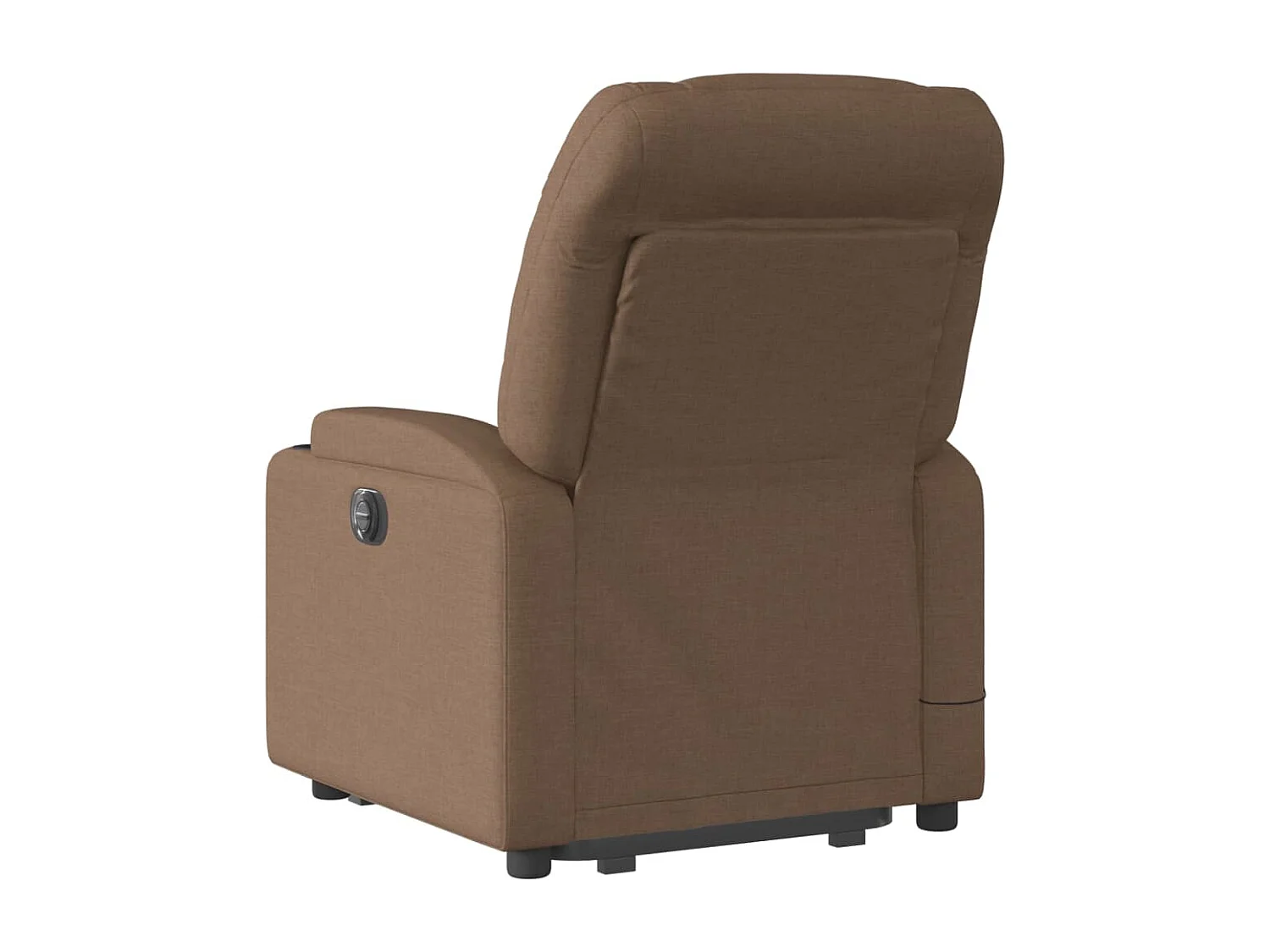 Silla de masaje reclinable de pie de tela marrón YOE35149