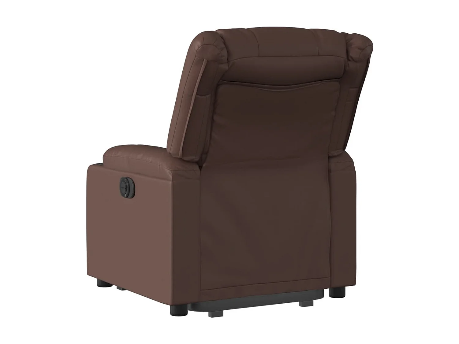 Fauteuil inclinable marron similicuir REO27730