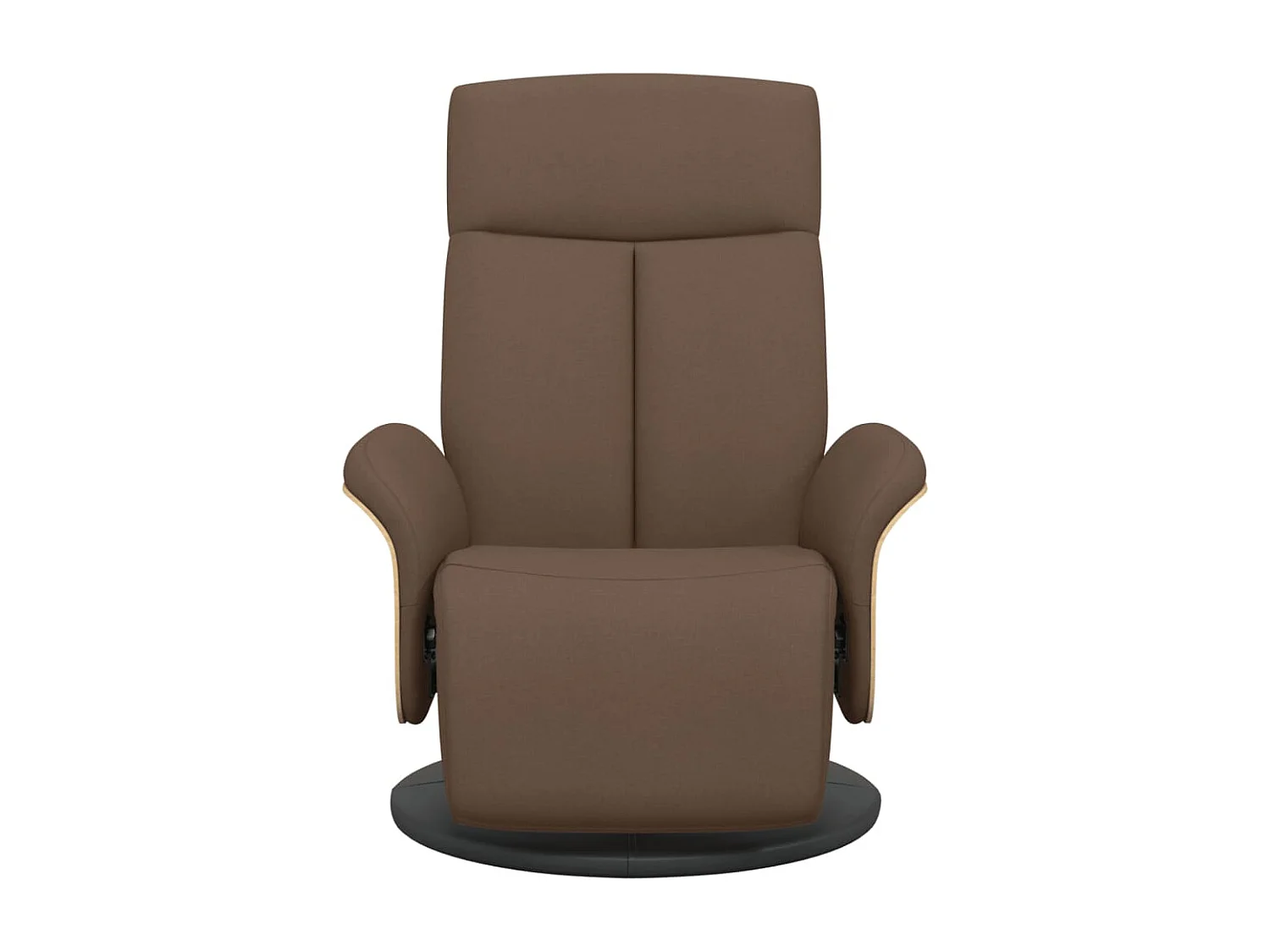 Relaxsessel | Fernsehsessel mit Fußteil Braun Stoff -gkd407406