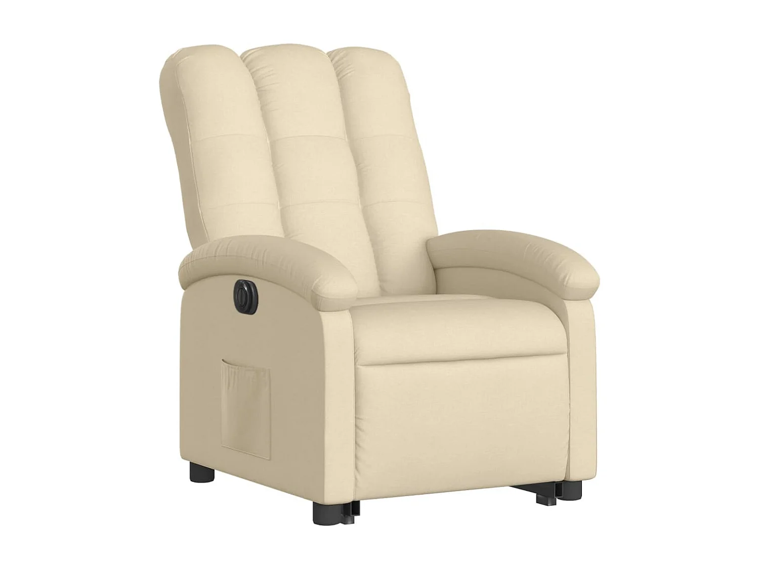 Relaxsessel | Fernsehsessel mit Aufstehhilfe Elektrisch Creme Stoff -gkd458546