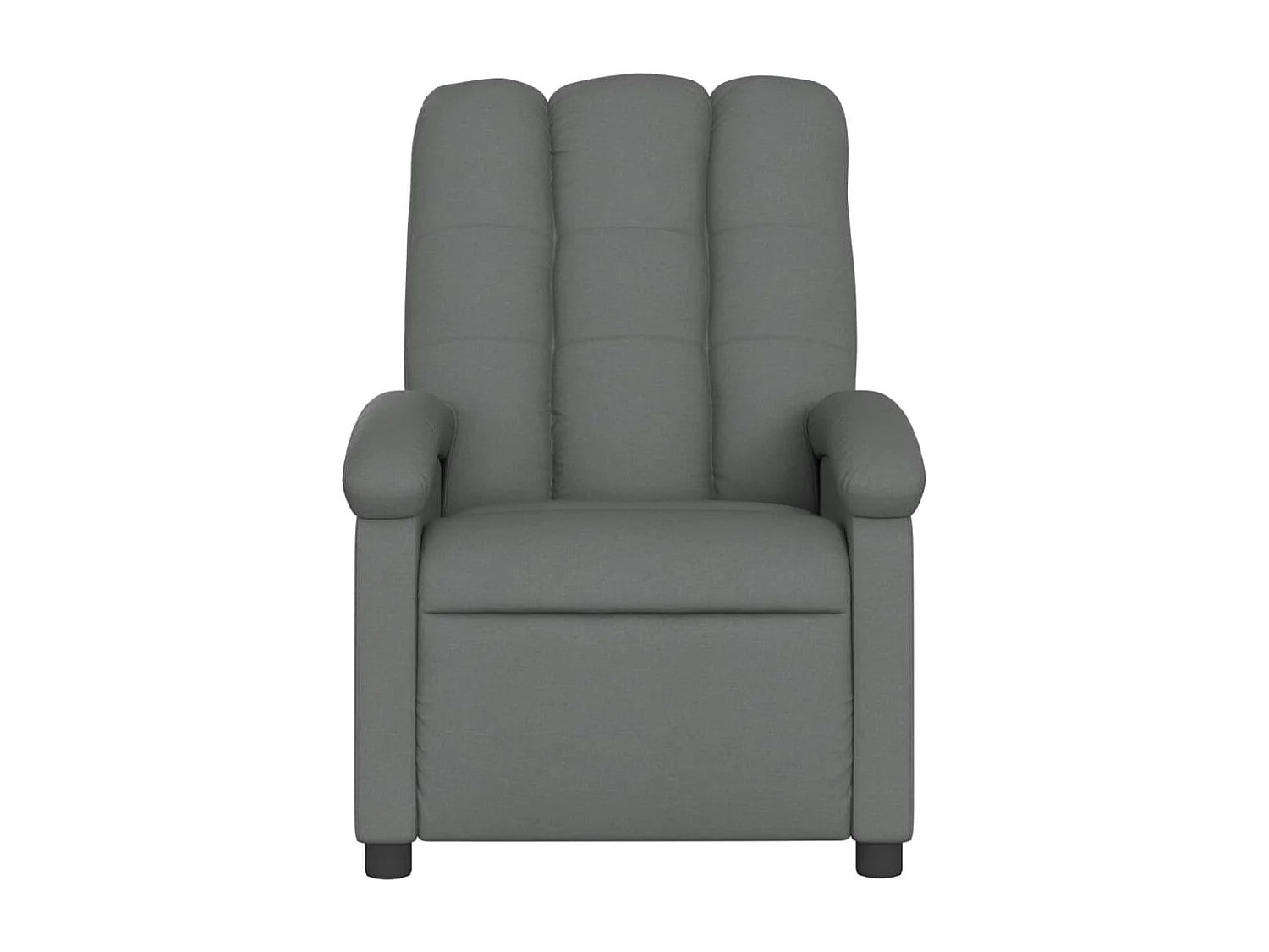 Fauteuil de massage inclinable Gris foncé Tissu REO21083