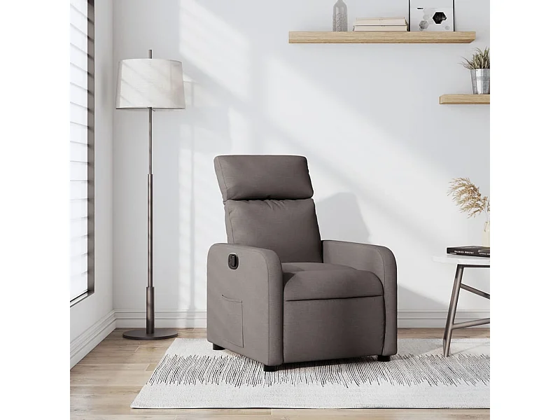 Fauteuil inclinable Taupe Tissu REO15544
