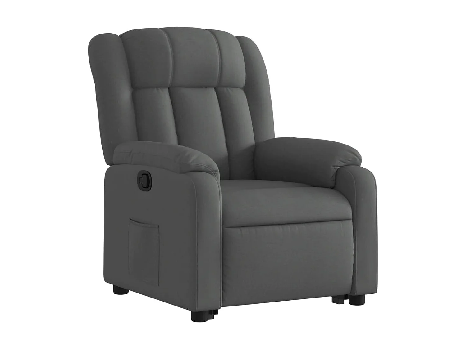 Fauteuil inclinable Gris foncé Tissu REO62737
