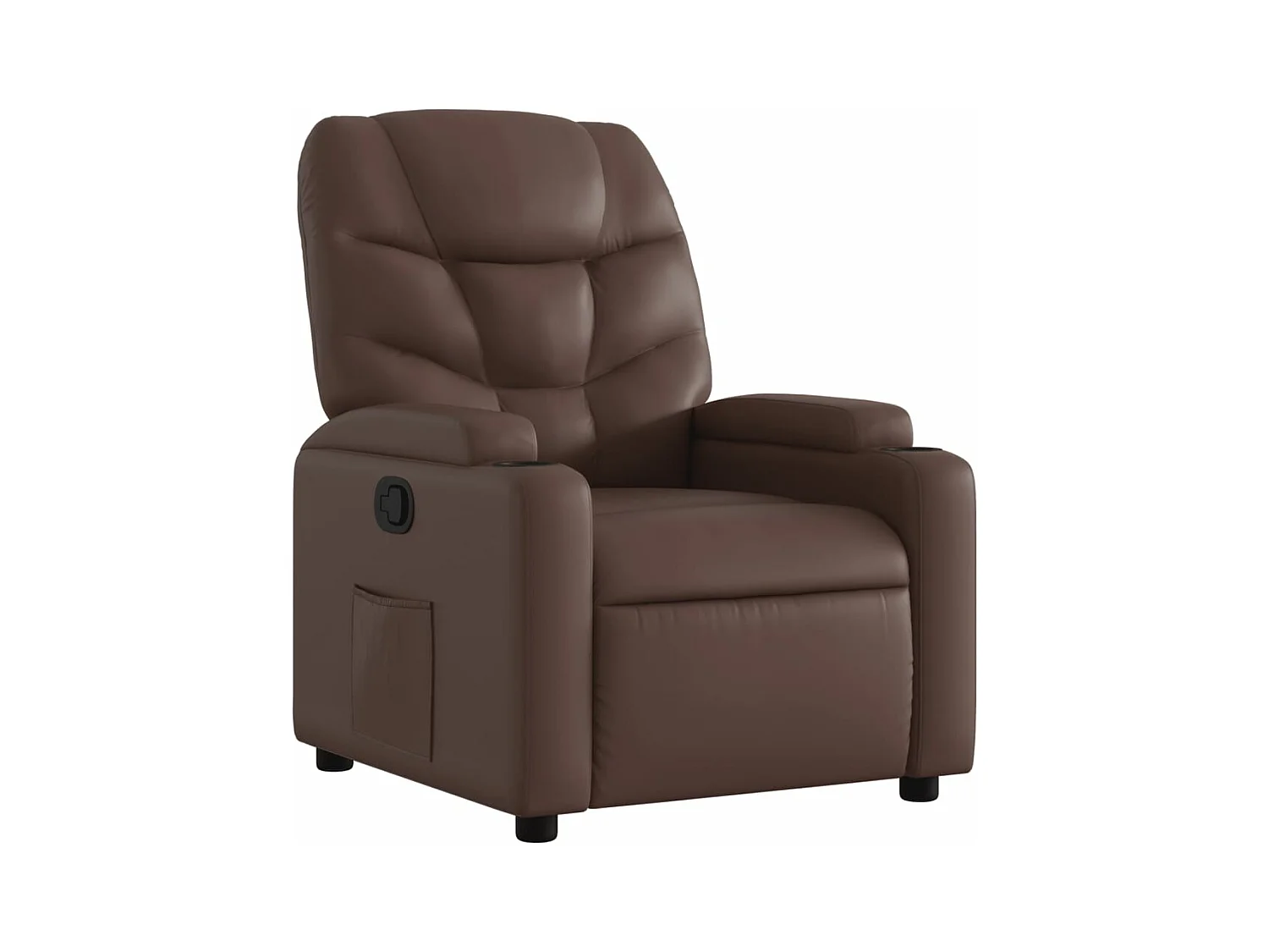 Fauteuil inclinable Marron Similicuir REO55667