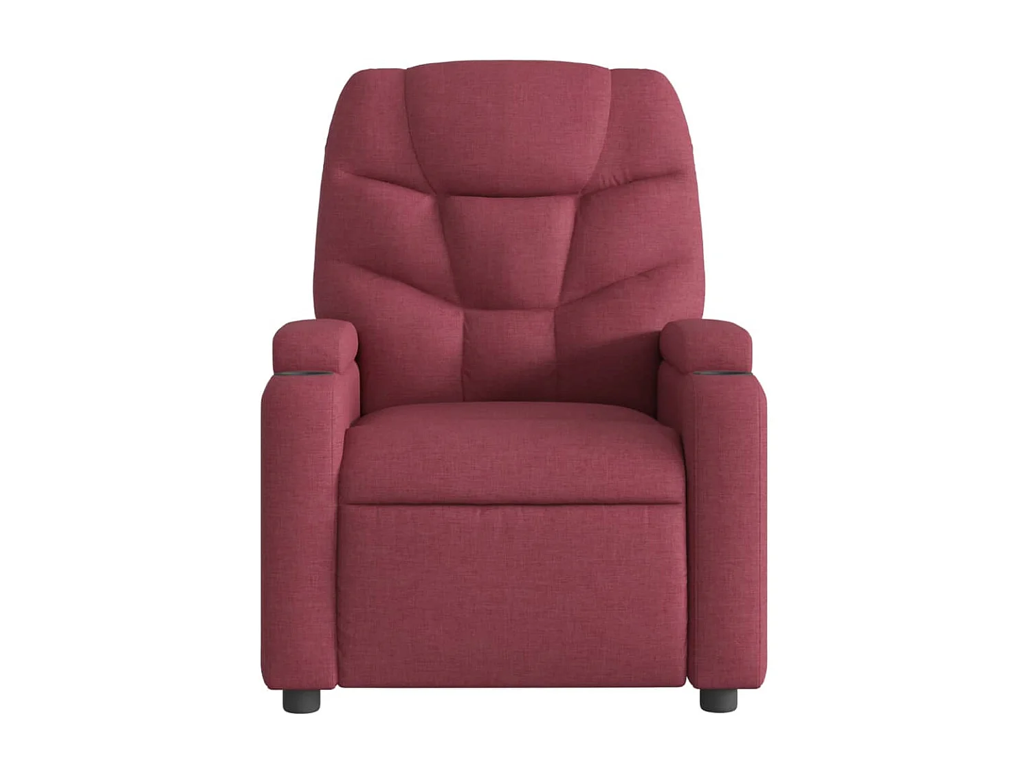 Fauteuil de massage inclinable Rouge bordeaux Tissu REO10128