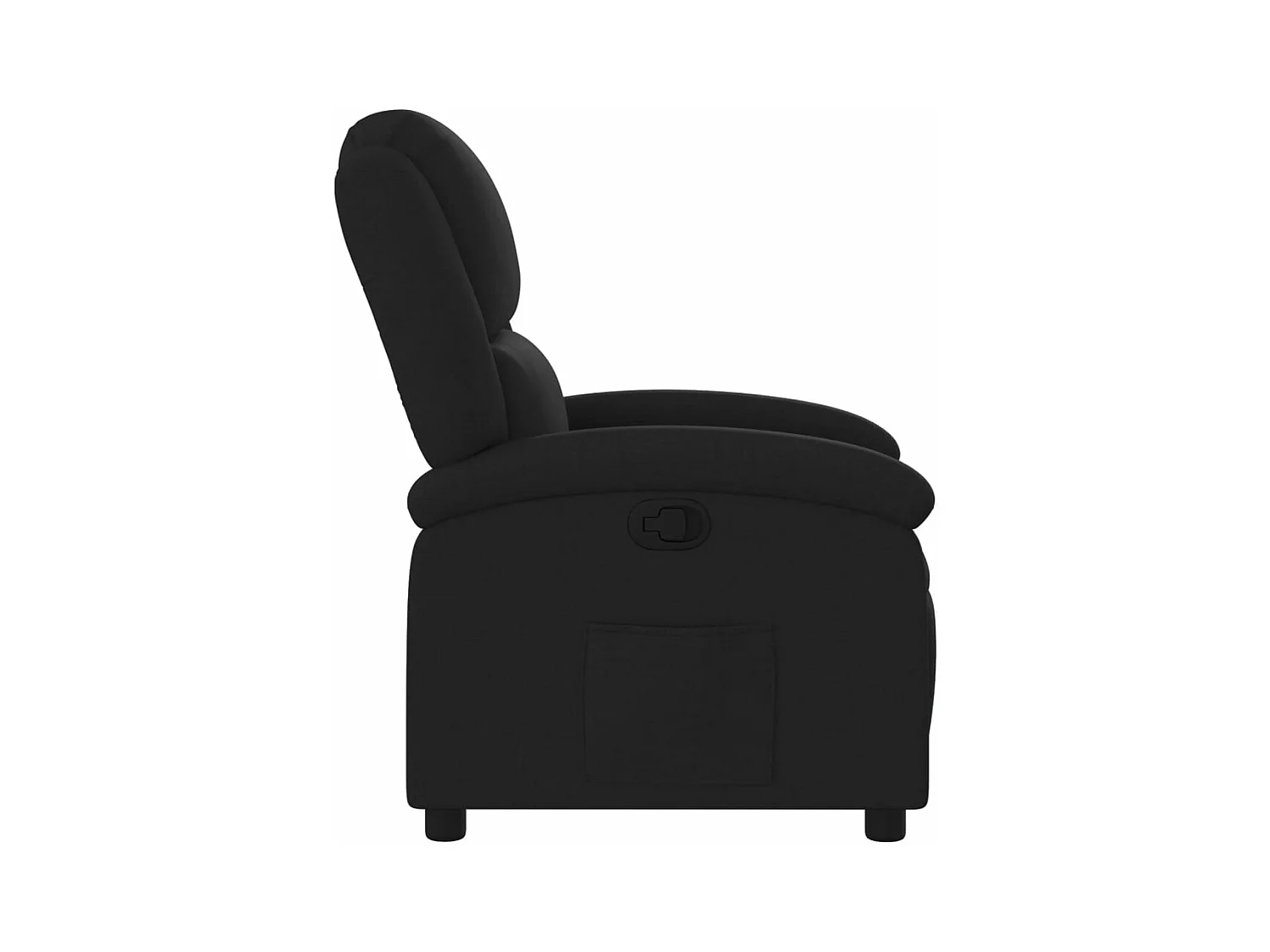 Fauteuil verstelbaar stof zwart NL143412