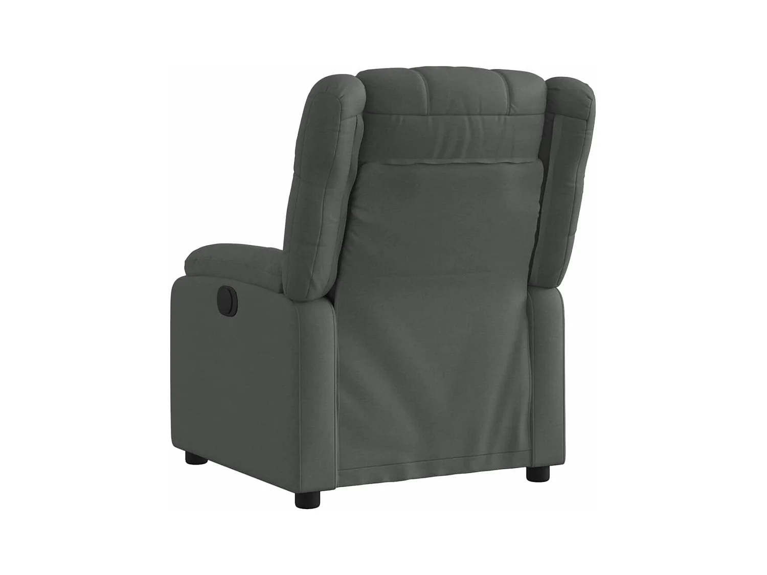Fauteuil inclinable Gris foncé Tissu REO52356