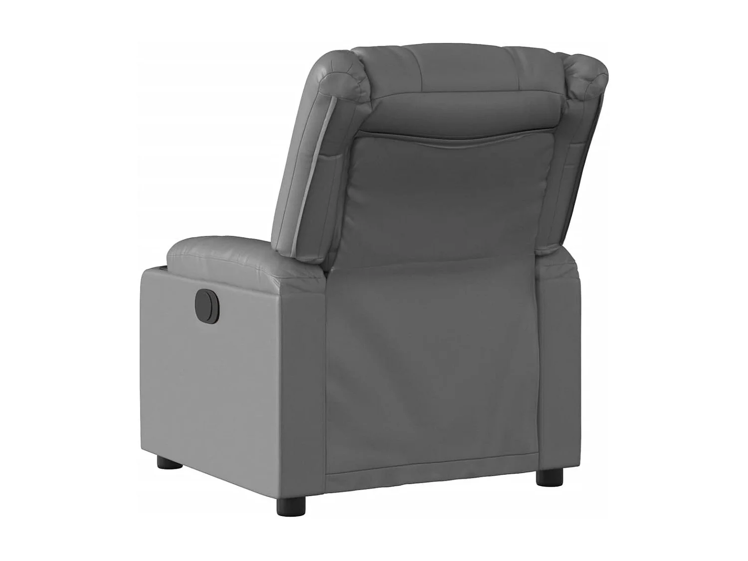 Fauteuil inclinable électrique Gris Similicuir REO95308