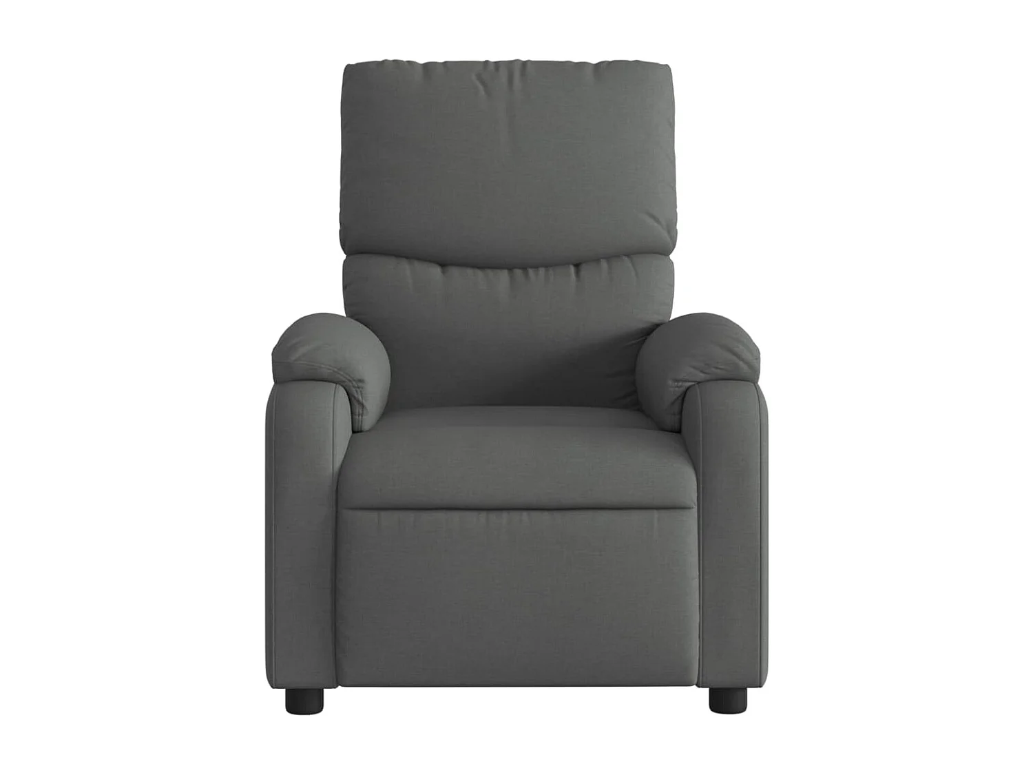 Fauteuil inclinable Gris foncé Tissu REO33389