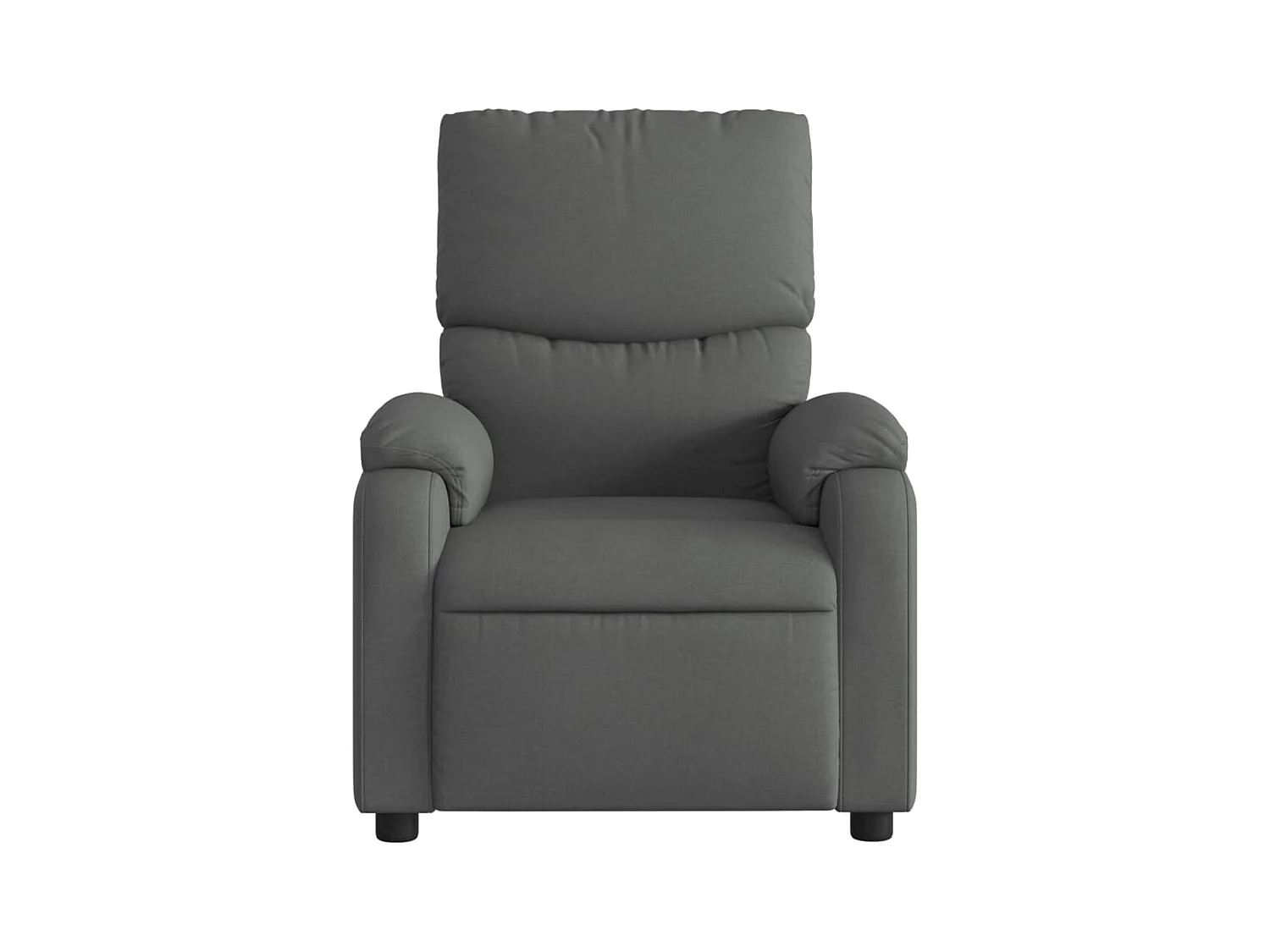 Fauteuil inclinable Gris foncé Tissu REO33389