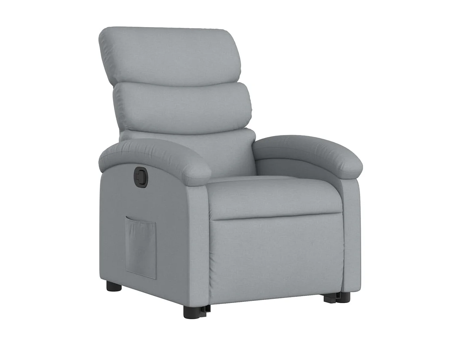 Fauteuil inclinable Gris clair Tissu REO58452