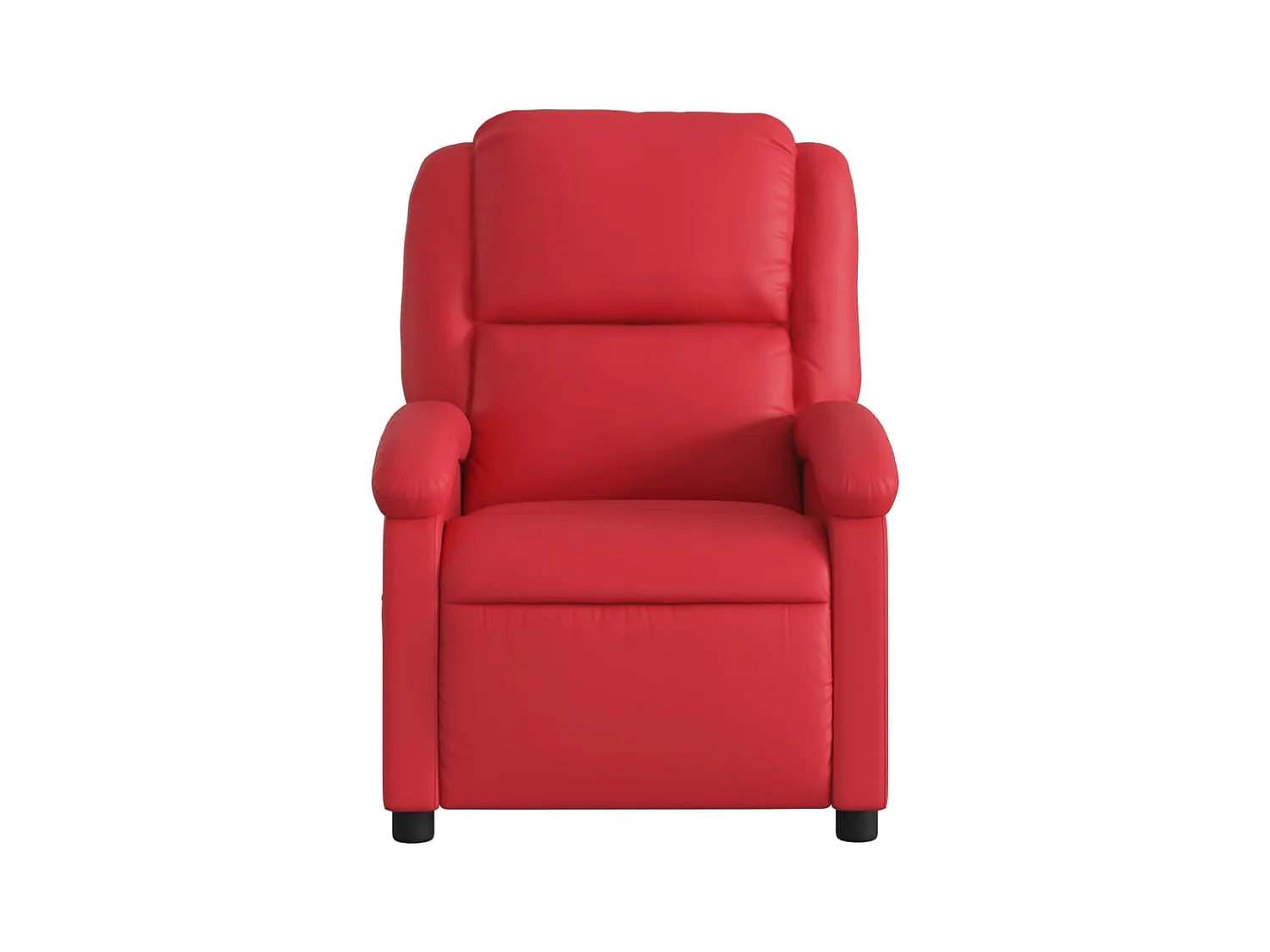 Relaxsessel | Fernsehsessel Rot Kunstleder -gkd932060