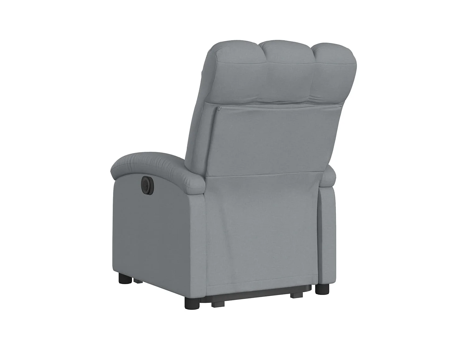 Fauteuil inclinable électrique gris clair tissu REO31963