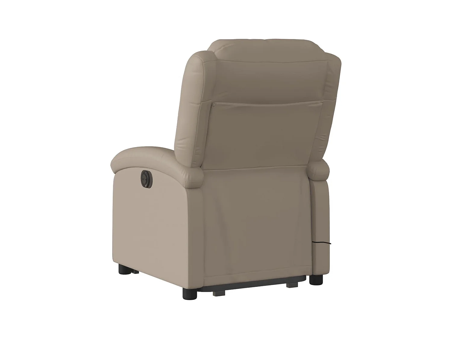 Fauteuil inclinable de massage électrique cappuccino similicuir REO67468