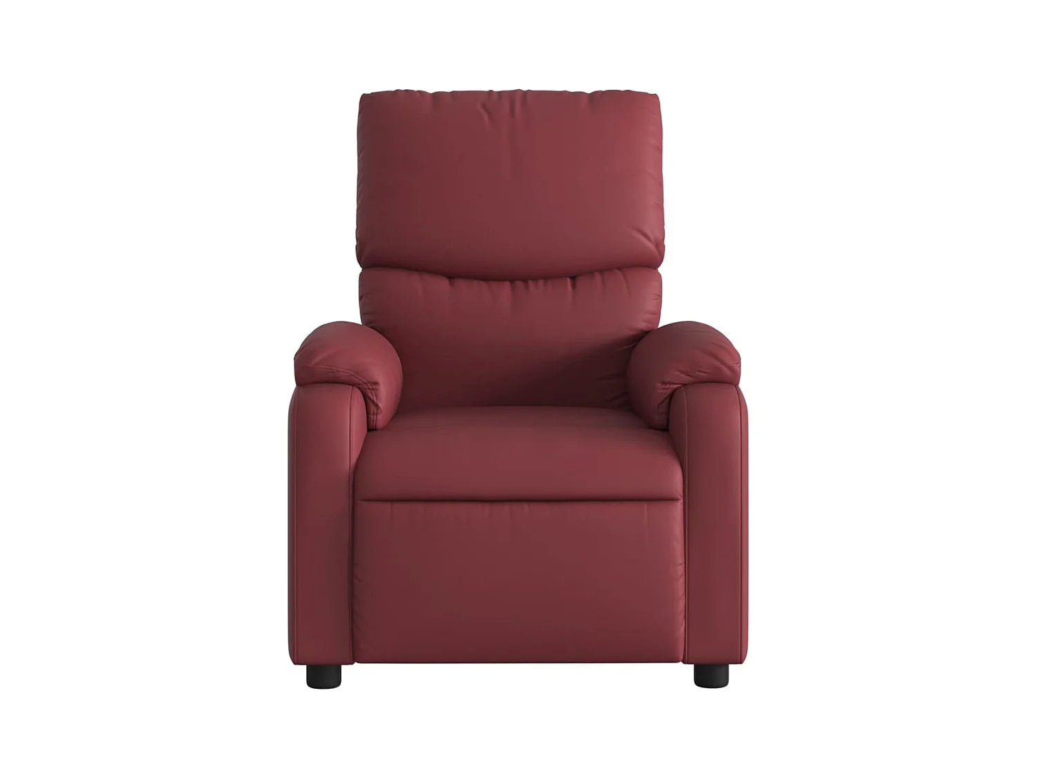Fauteuil de massage inclinable Rouge bordeaux Similicuir REO52656
