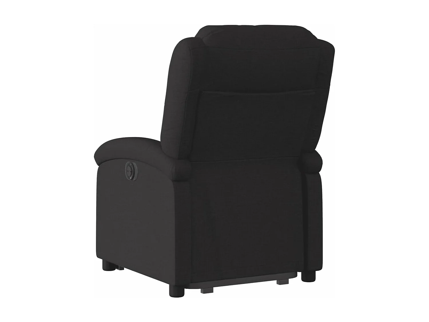 Fauteuil inclinable noir tissu REO30206
