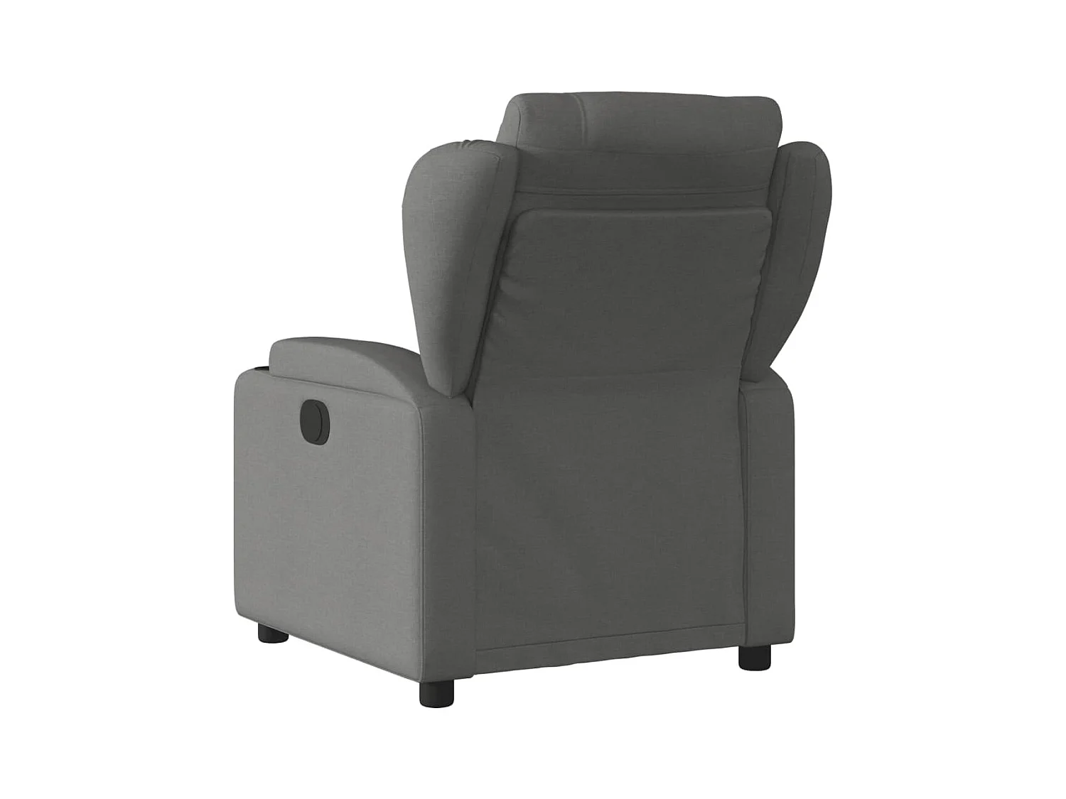 Sillón reclinable de tela gris oscuro YOE70231