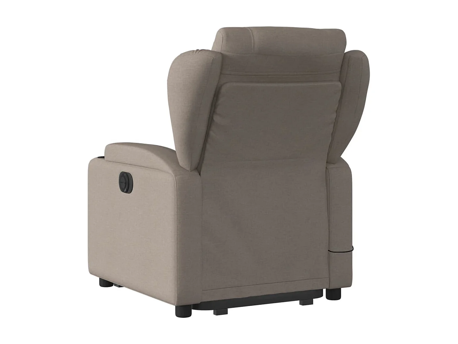 Fauteuil inclinable de massage électrique Taupe Tissu REO27280
