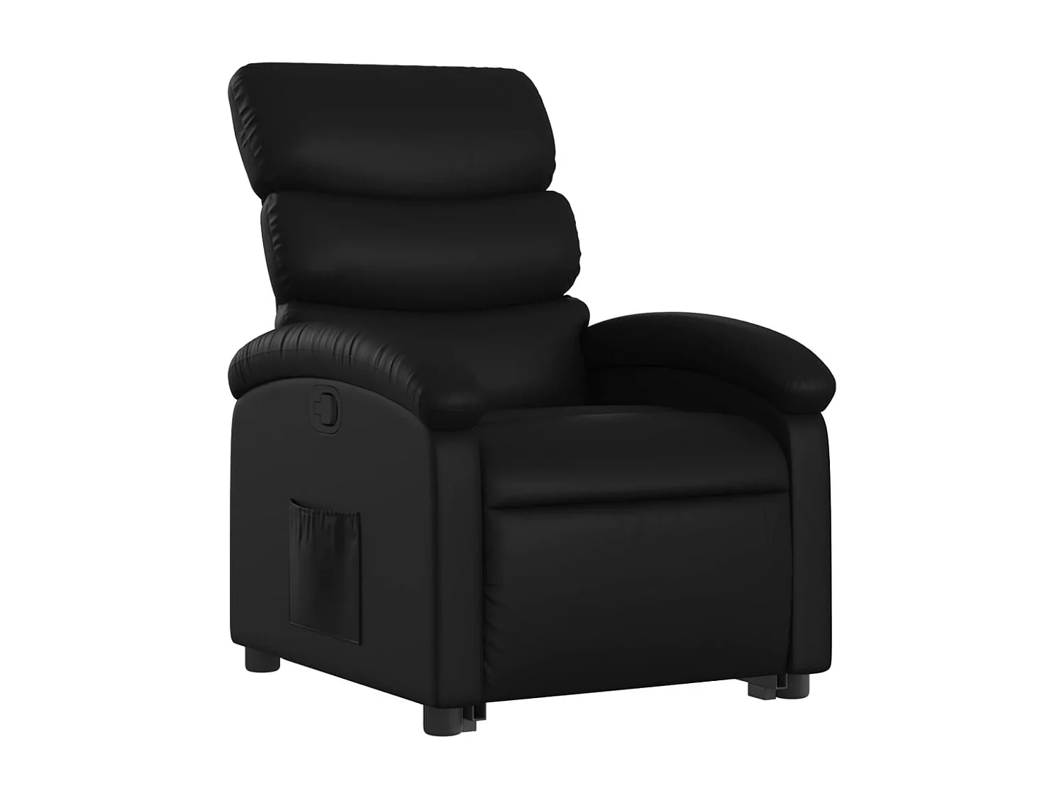 Fauteuil inclinable Noir Similicuir REO51198