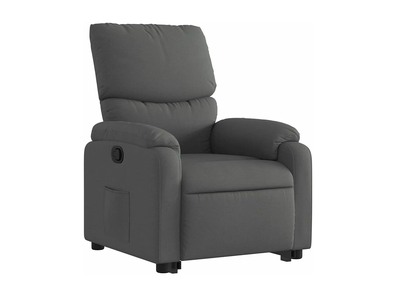 Fauteuil inclinable Gris foncé Tissu REO92809